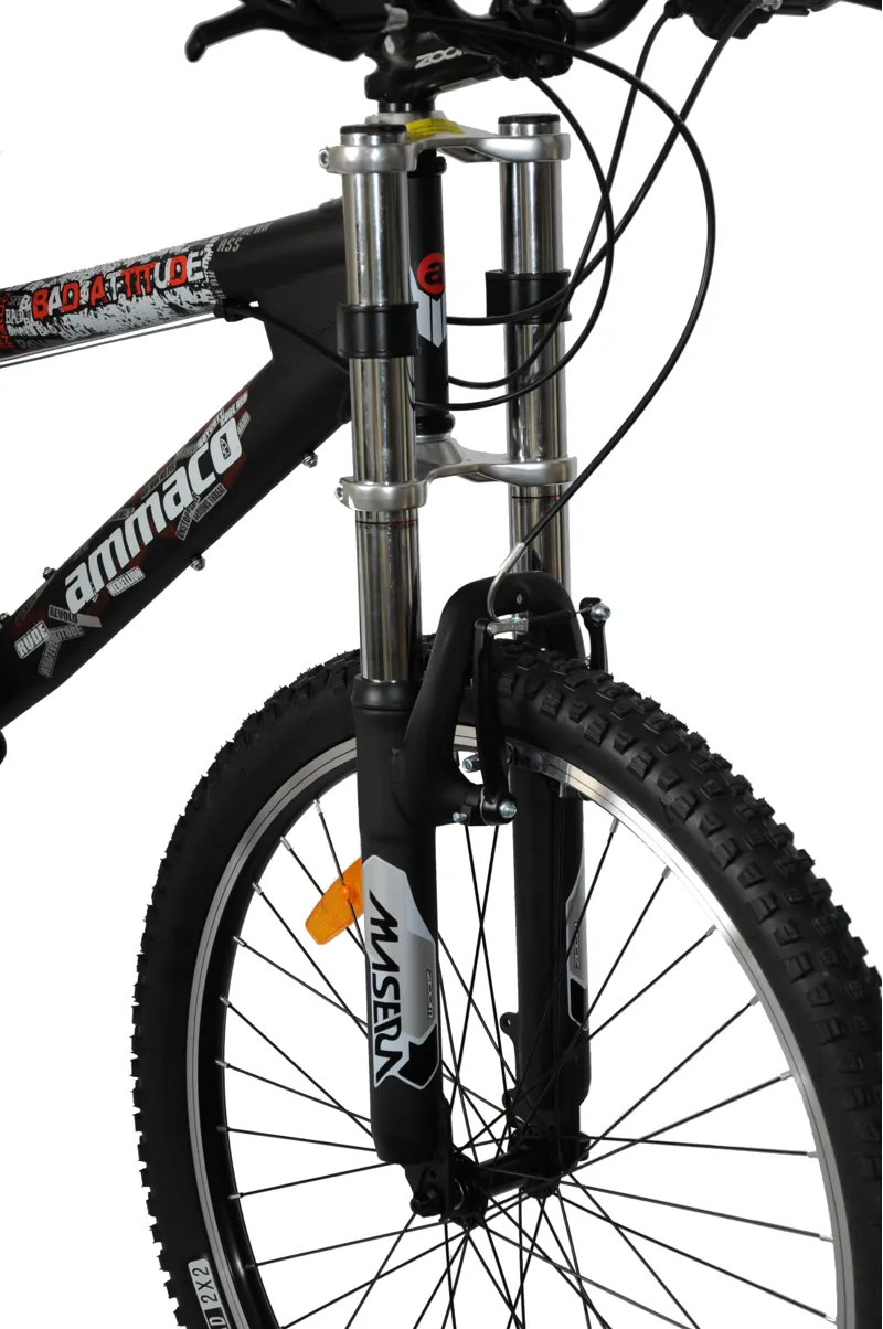 Ammaco Bad Attitude Mountain Bike Black-8